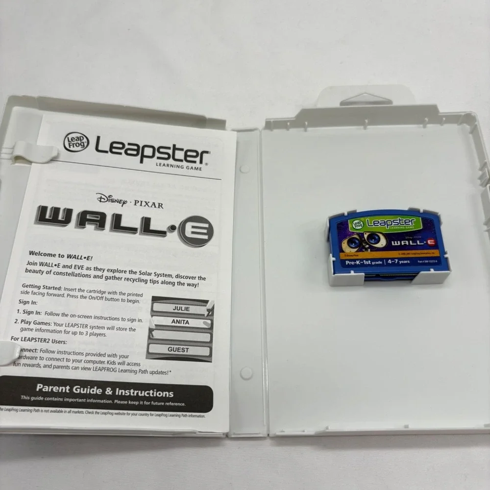 LOT OF 5 Leap Frog Leapster Game Cartridges - Complete with Boxes Disney Nick Jr